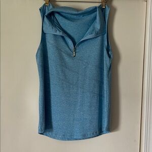 Women's Blue Sleeveless Top